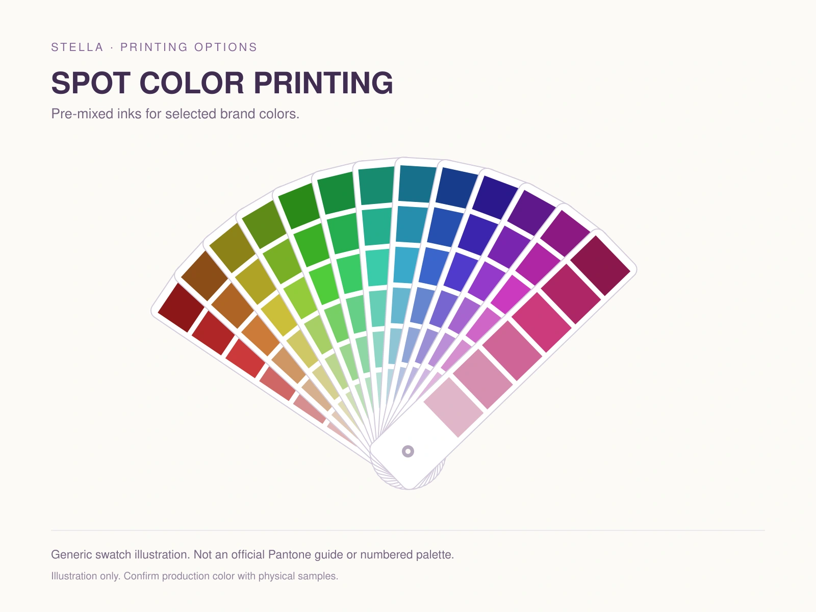 spot color printing diagram