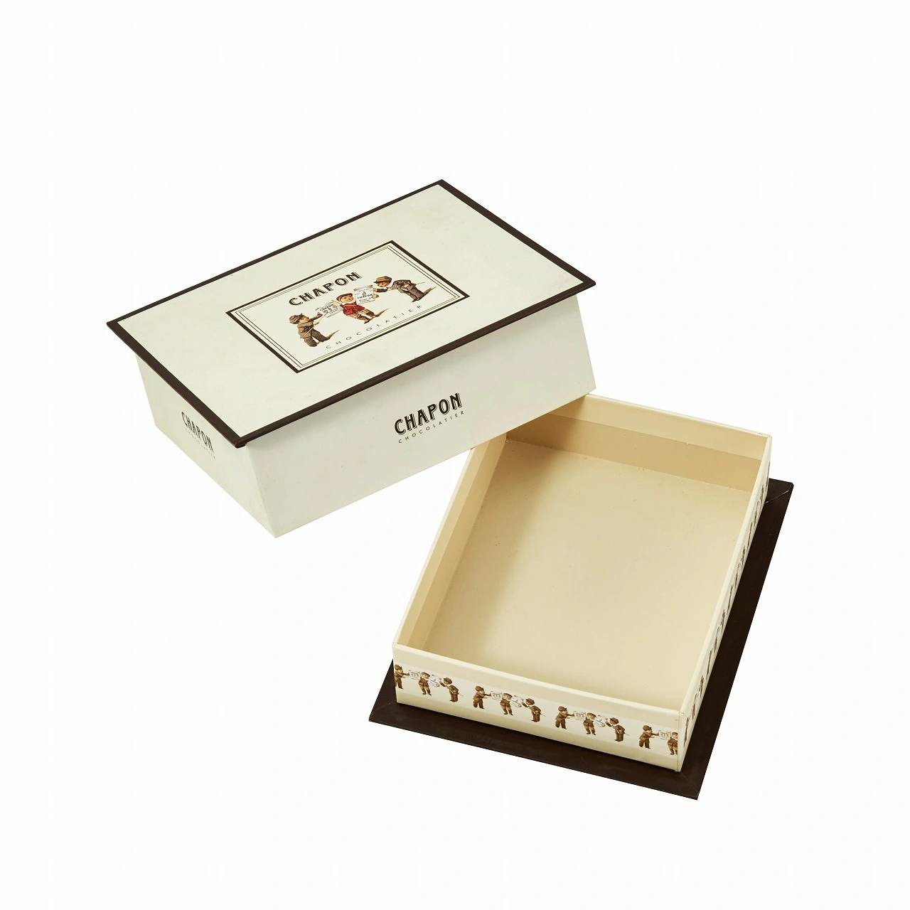 CHAPON chocolate gift box with paper dividers
