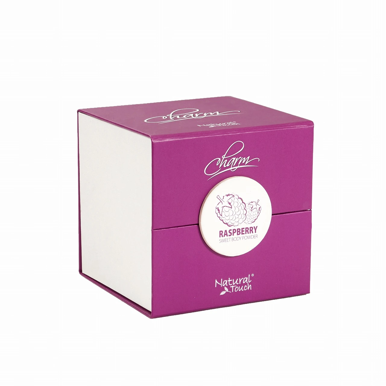 Purple custom rigid gift box